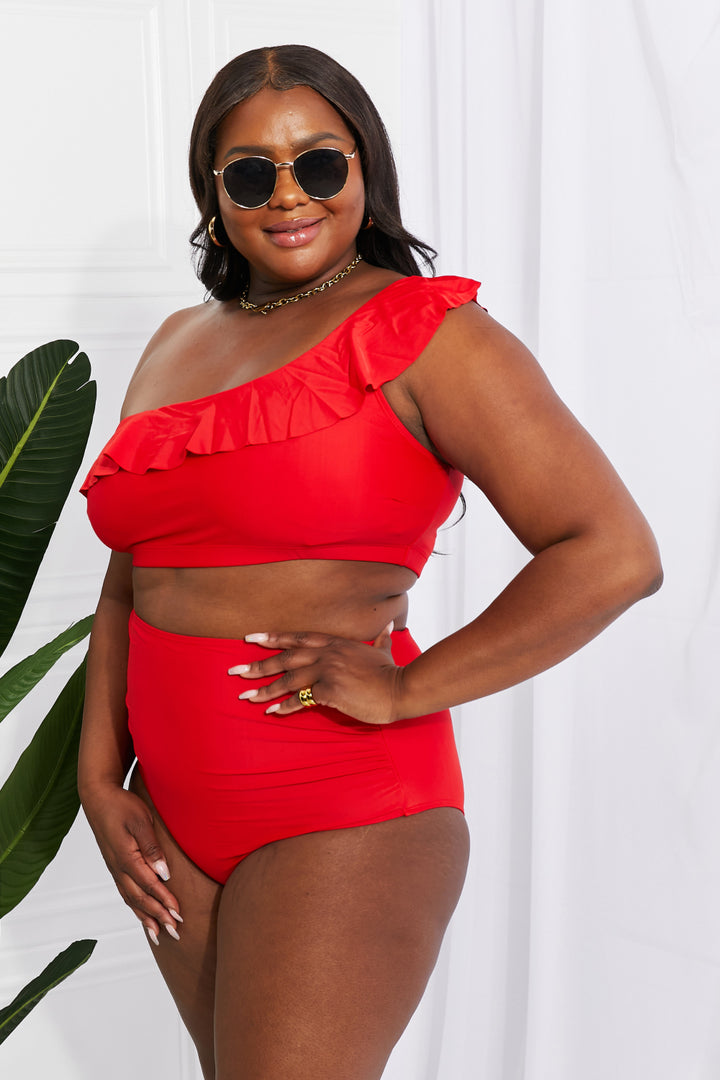 Marina West Swim Seaside Romance Ruffle One-Shoulder Bikini in Red-Trendsi-Scarlett-S-[option4]-[option5]-[option6]-[option7]-[option8]-Shop-Boutique-Clothing-for-Women-Online