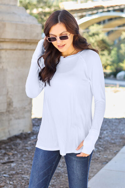 Basic Bae Round Neck Long Sleeve T-Shirt-Trendsi-[option4]-[option5]-[option6]-[option7]-[option8]-Shop-Boutique-Clothing-for-Women-Online