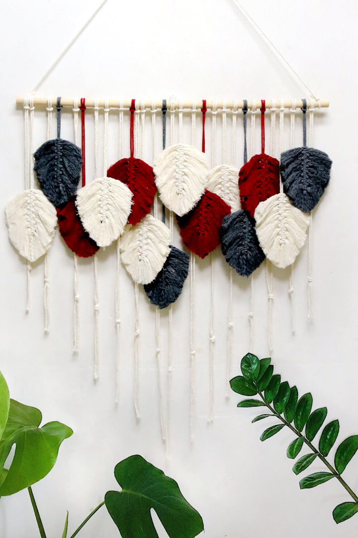 Hand-Woven Feather Macrame Wall Hanging-Trendsi-[option4]-[option5]-[option6]-[option7]-[option8]-Shop-Boutique-Clothing-for-Women-Online