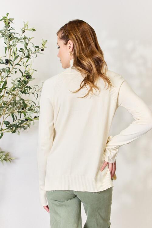 Heimish Ribbed Bow Detail Long Sleeve Turtleneck Knit Top-Trendsi-[option4]-[option5]-[option6]-[option7]-[option8]-Shop-Boutique-Clothing-for-Women-Online