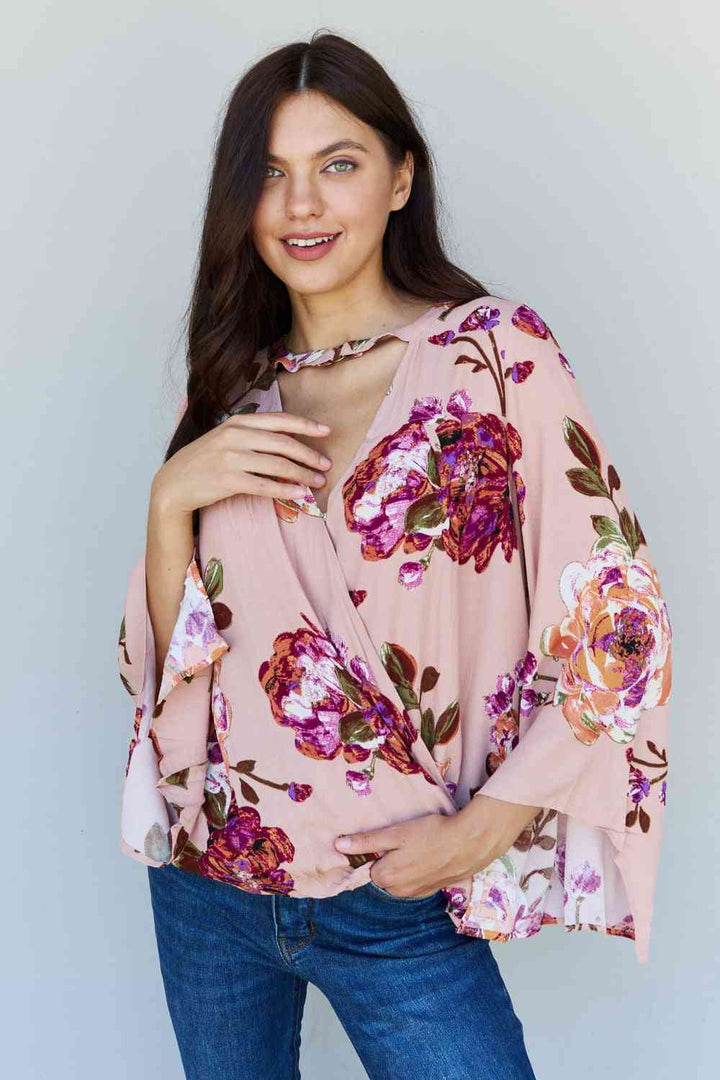 ODDI Full Size Floral Bell Sleeve Crepe Top-Trendsi-[option4]-[option5]-[option6]-[option7]-[option8]-Shop-Boutique-Clothing-for-Women-Online