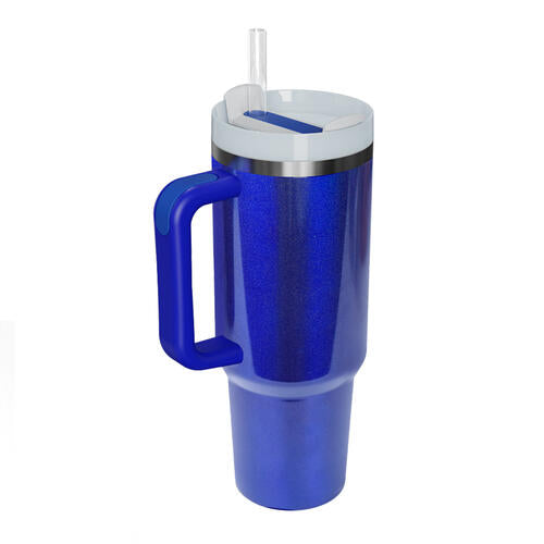 Stainless Steel Tumbler with Handle and Straw-Trendsi-Royal Blue-One Size-[option4]-[option5]-[option6]-[option7]-[option8]-Shop-Boutique-Clothing-for-Women-Online