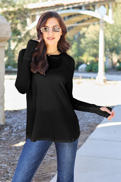 Basic Bae Round Neck Long Sleeve T-Shirt-Trendsi-[option4]-[option5]-[option6]-[option7]-[option8]-Shop-Boutique-Clothing-for-Women-Online