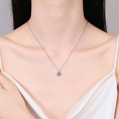 1 Carat Moissanite 925 Sterling Silver Necklace-Trendsi-Silver-One Size-[option4]-[option5]-[option6]-[option7]-[option8]-Shop-Boutique-Clothing-for-Women-Online