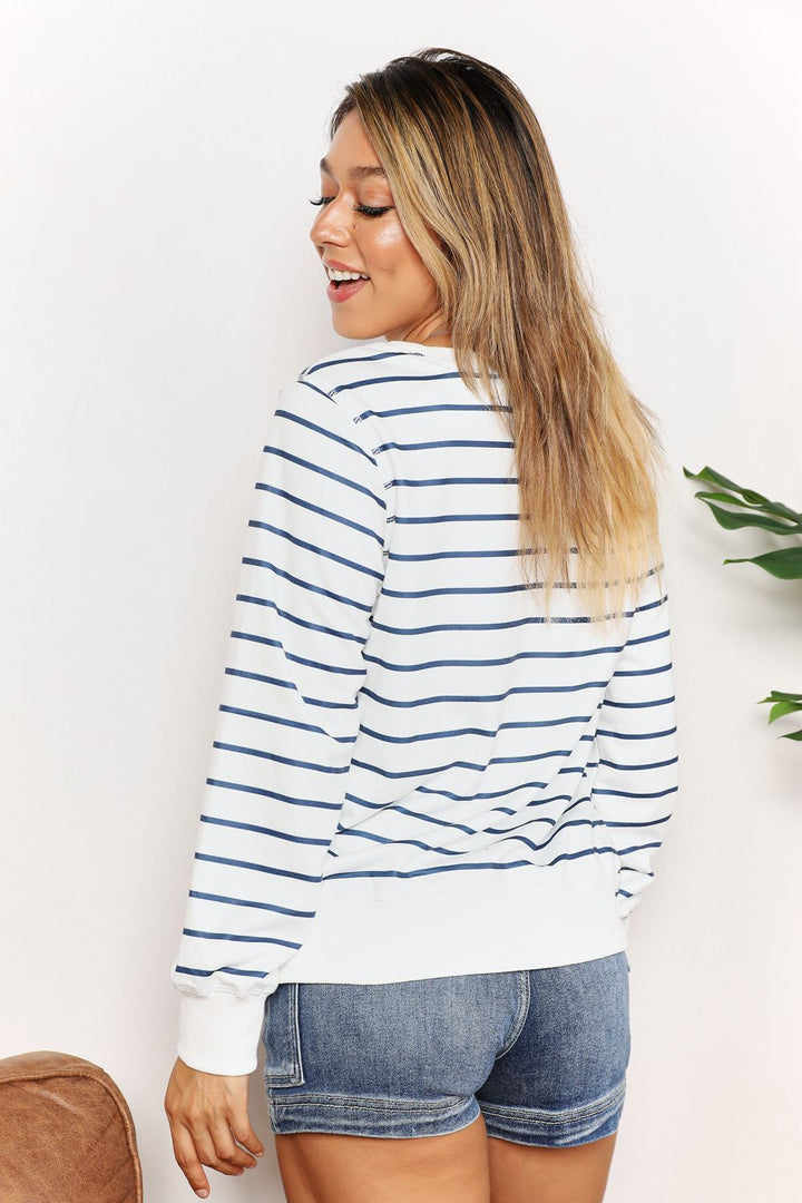 Double Take Striped Long Sleeve Round Neck Top-Trendsi-[option4]-[option5]-[option6]-[option7]-[option8]-Shop-Boutique-Clothing-for-Women-Online