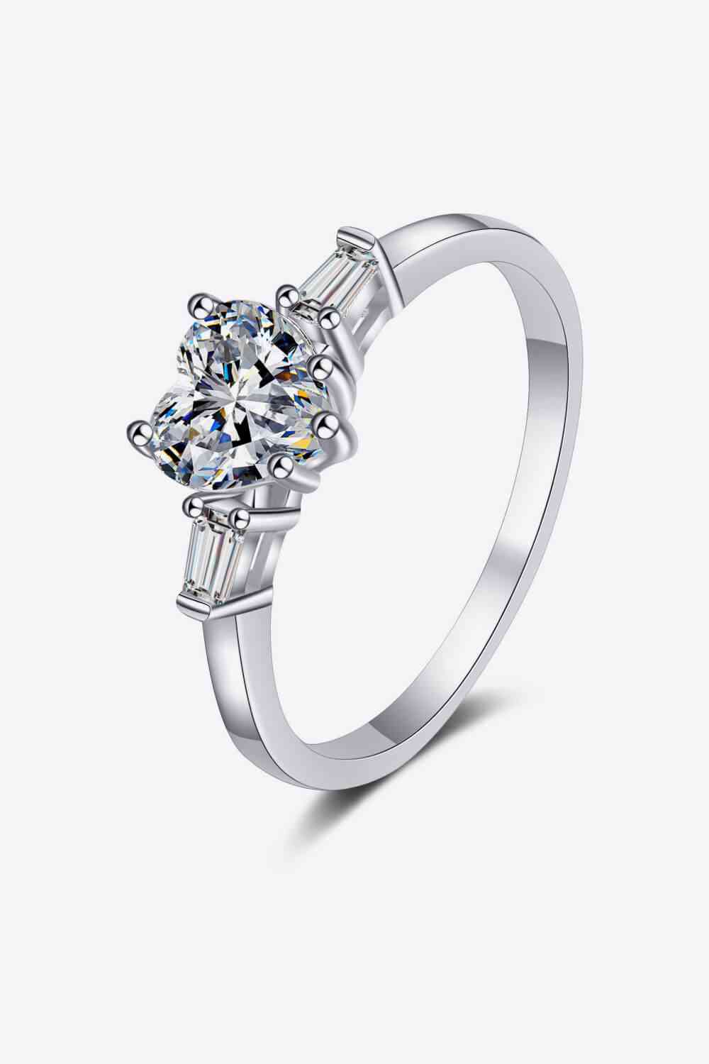 1.2 Carat Moissanite Heart Ring-Trendsi-Silver-5-[option4]-[option5]-[option6]-[option7]-[option8]-Shop-Boutique-Clothing-for-Women-Online