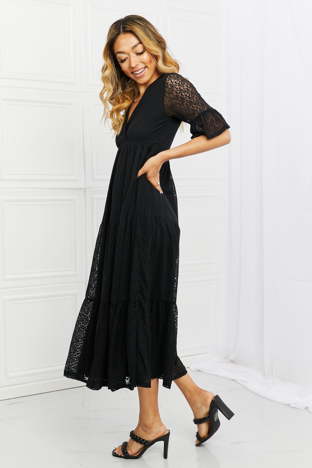 P & Rose Lovely Lace Tiered Dress-Trendsi-[option4]-[option5]-[option6]-[option7]-[option8]-Shop-Boutique-Clothing-for-Women-Online