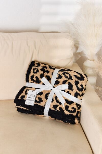 Cuddley Leopard Decorative Throw Blanket-Trendsi-[option4]-[option5]-[option6]-[option7]-[option8]-Shop-Boutique-Clothing-for-Women-Online