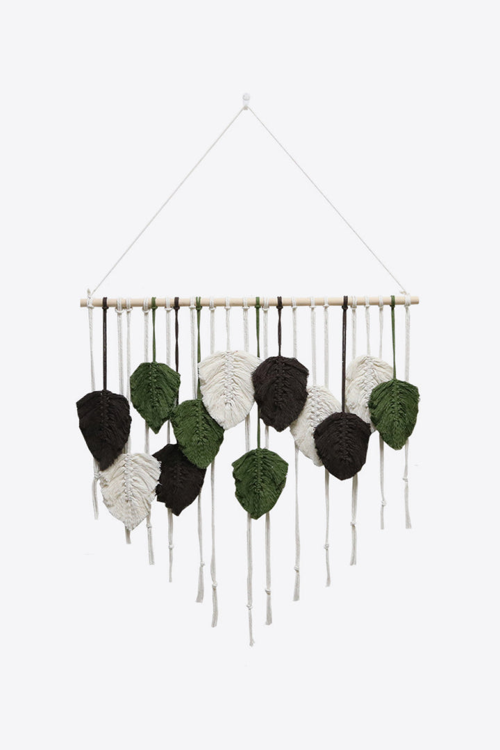 Hand-Woven Feather Macrame Wall Hanging-Trendsi-Forest-One Size-[option4]-[option5]-[option6]-[option7]-[option8]-Shop-Boutique-Clothing-for-Women-Online