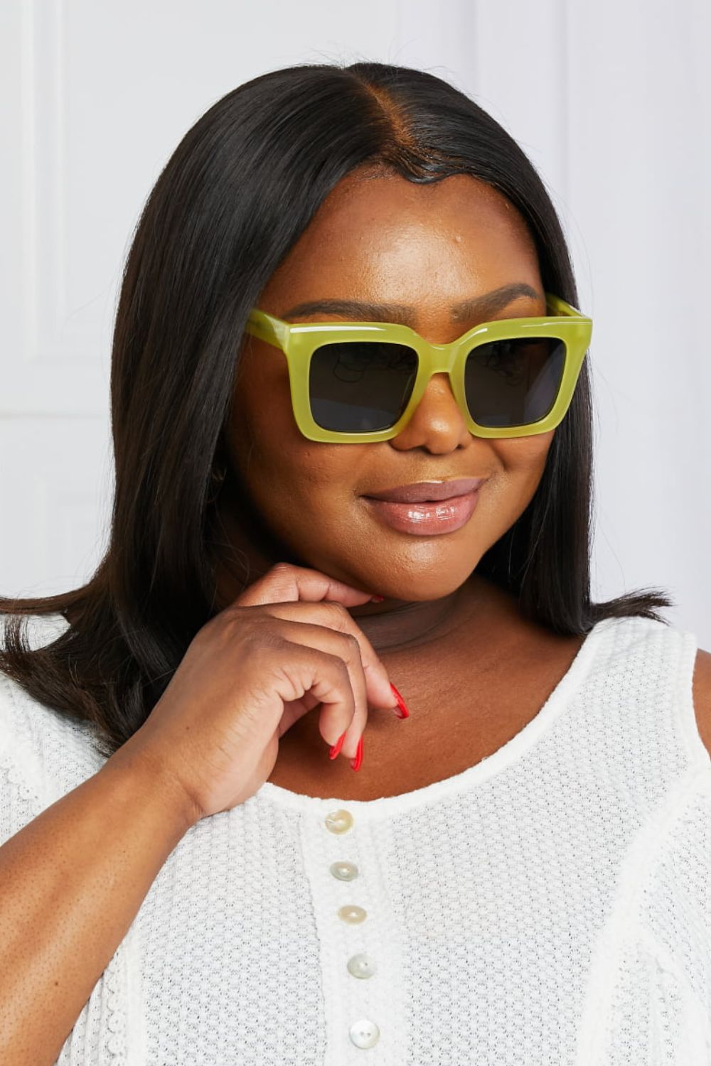 Square TAC Polarization Lens Sunglasses-Trendsi-Lemon-One Size-[option4]-[option5]-[option6]-[option7]-[option8]-Shop-Boutique-Clothing-for-Women-Online