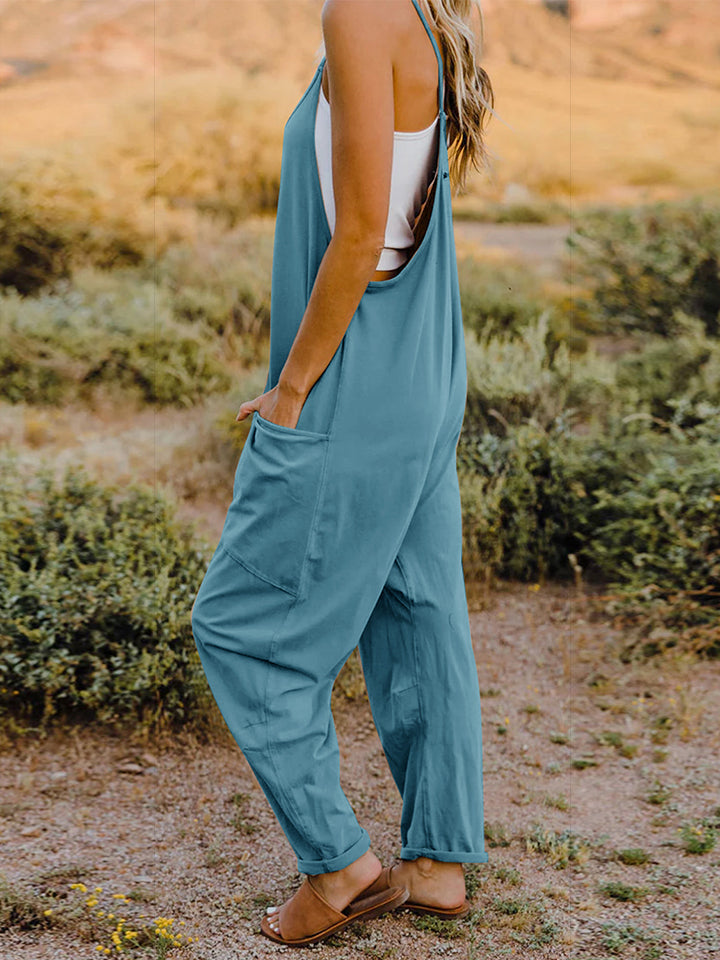 Double Take V-Neck Sleeveless Jumpsuit with Pockets-Trendsi-[option4]-[option5]-[option6]-[option7]-[option8]-Shop-Boutique-Clothing-for-Women-Online