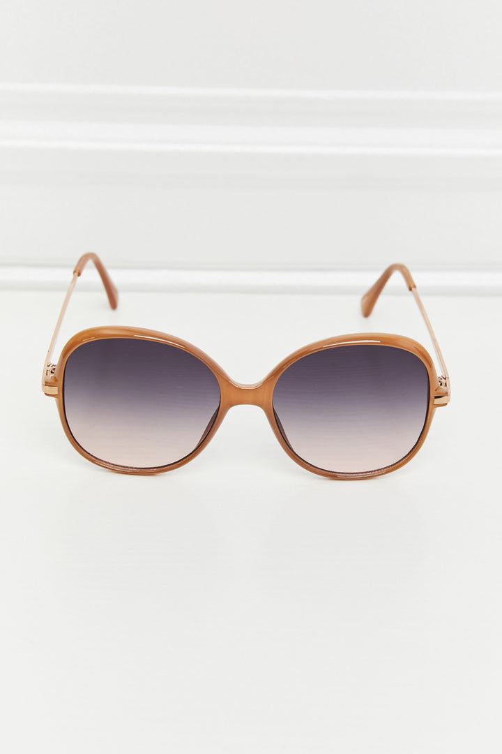 Metal-Plastic Hybrid Full Rim Sunglasses-Trendsi-[option4]-[option5]-[option6]-[option7]-[option8]-Shop-Boutique-Clothing-for-Women-Online