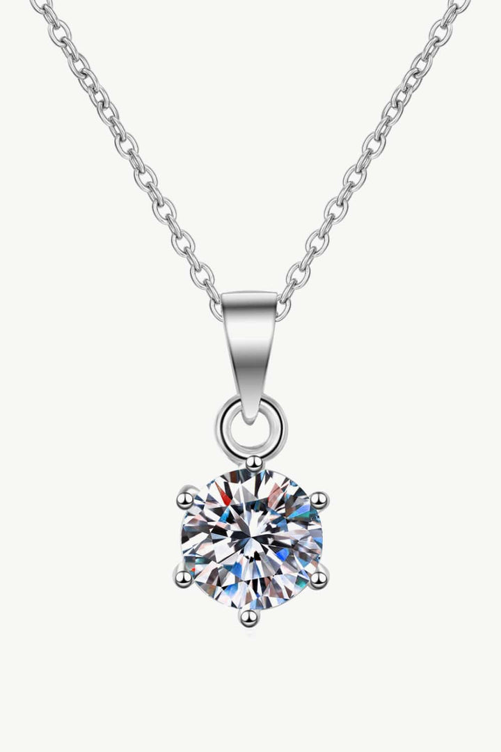 Get What You Need Moissanite Pendant Necklace-Trendsi-Silver-One Size-[option4]-[option5]-[option6]-[option7]-[option8]-Shop-Boutique-Clothing-for-Women-Online