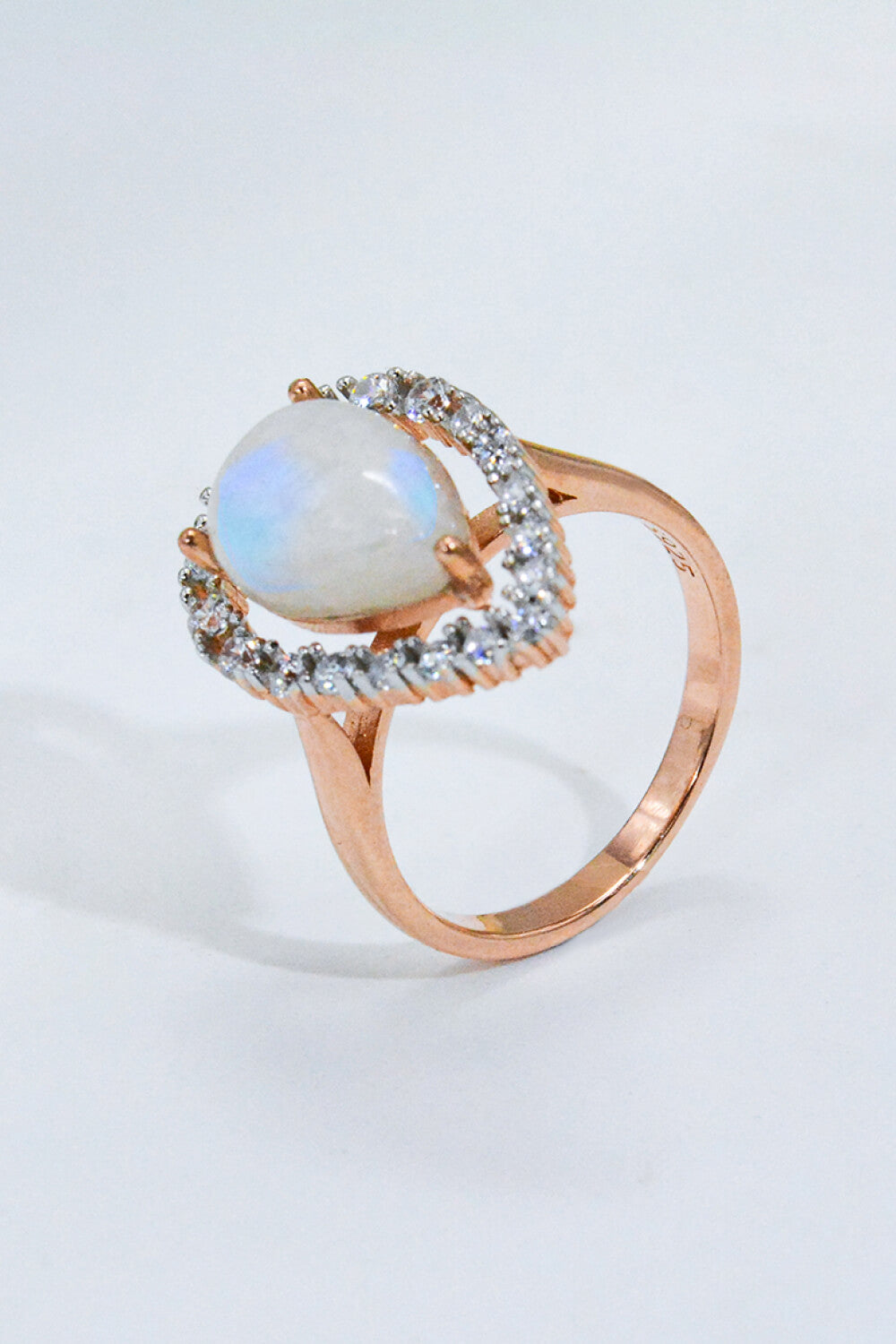 Moonstone Teardrop-Shaped 925 Sterling Silver Ring-Trendsi-[option4]-[option5]-[option6]-[option7]-[option8]-Shop-Boutique-Clothing-for-Women-Online