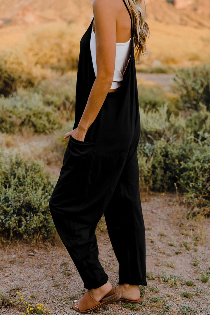 Double Take V-Neck Sleeveless Jumpsuit with Pockets-Trendsi-[option4]-[option5]-[option6]-[option7]-[option8]-Shop-Boutique-Clothing-for-Women-Online