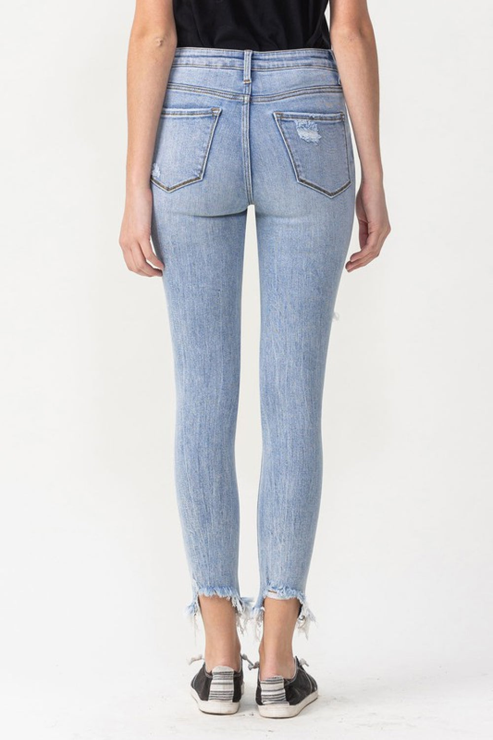 Lovervet Lauren Distressed High Rise Skinny Jeans-Trendsi-[option4]-[option5]-[option6]-[option7]-[option8]-Shop-Boutique-Clothing-for-Women-Online