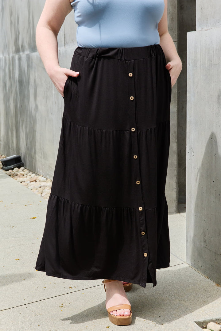 Heimish So Easy Solid Maxi Skirt-Trendsi-[option4]-[option5]-[option6]-[option7]-[option8]-Shop-Boutique-Clothing-for-Women-Online