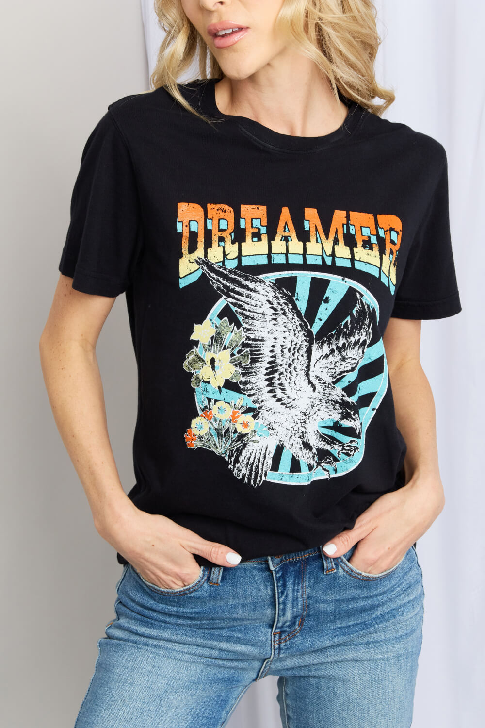 DREAMER Graphic T-Shirt-Trendsi-[option4]-[option5]-[option6]-[option7]-[option8]-Shop-Boutique-Clothing-for-Women-Online