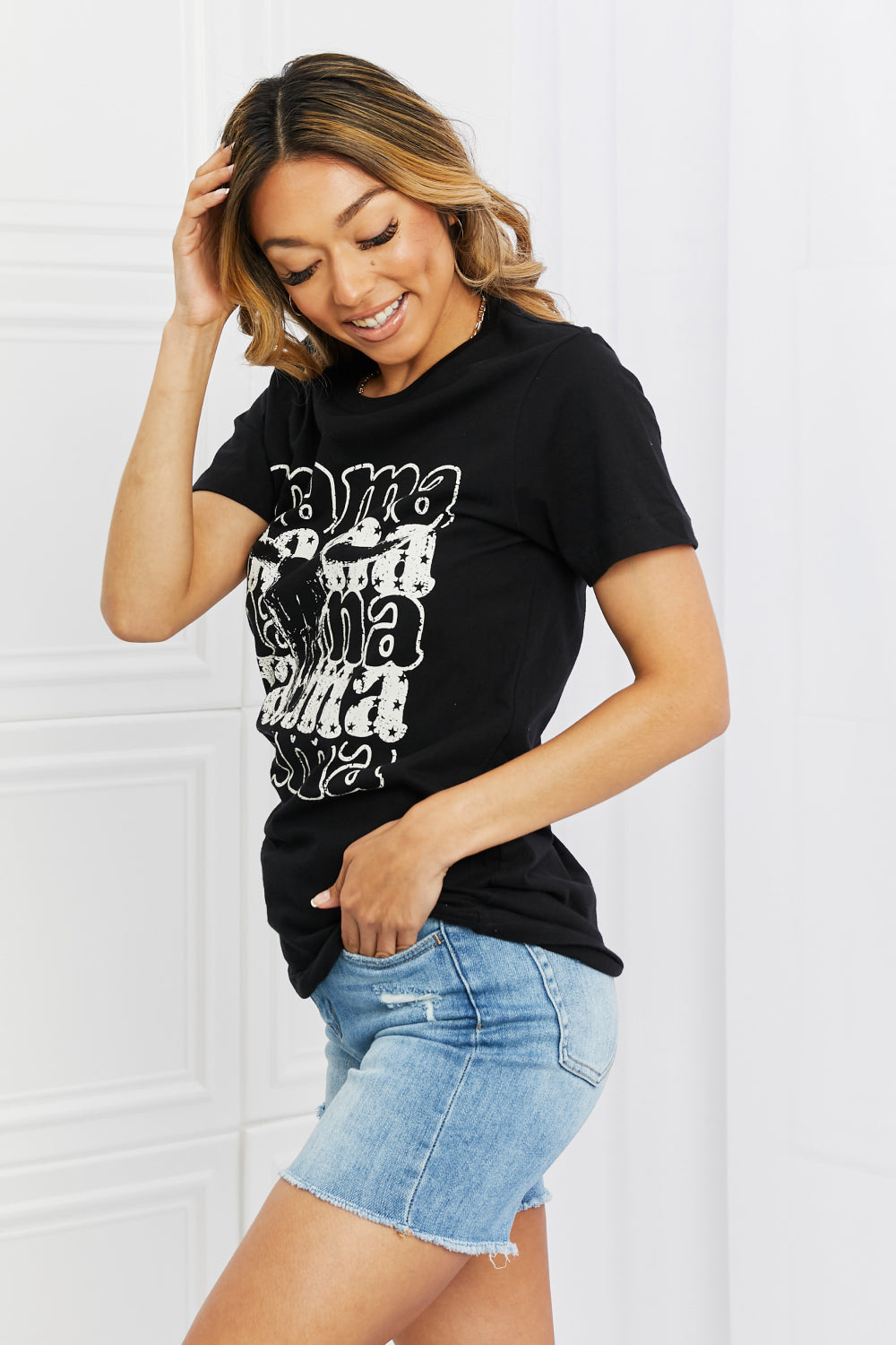 I Got It From My Mama Graphic Tee in Black-Trendsi-[option4]-[option5]-[option6]-[option7]-[option8]-Shop-Boutique-Clothing-for-Women-Online