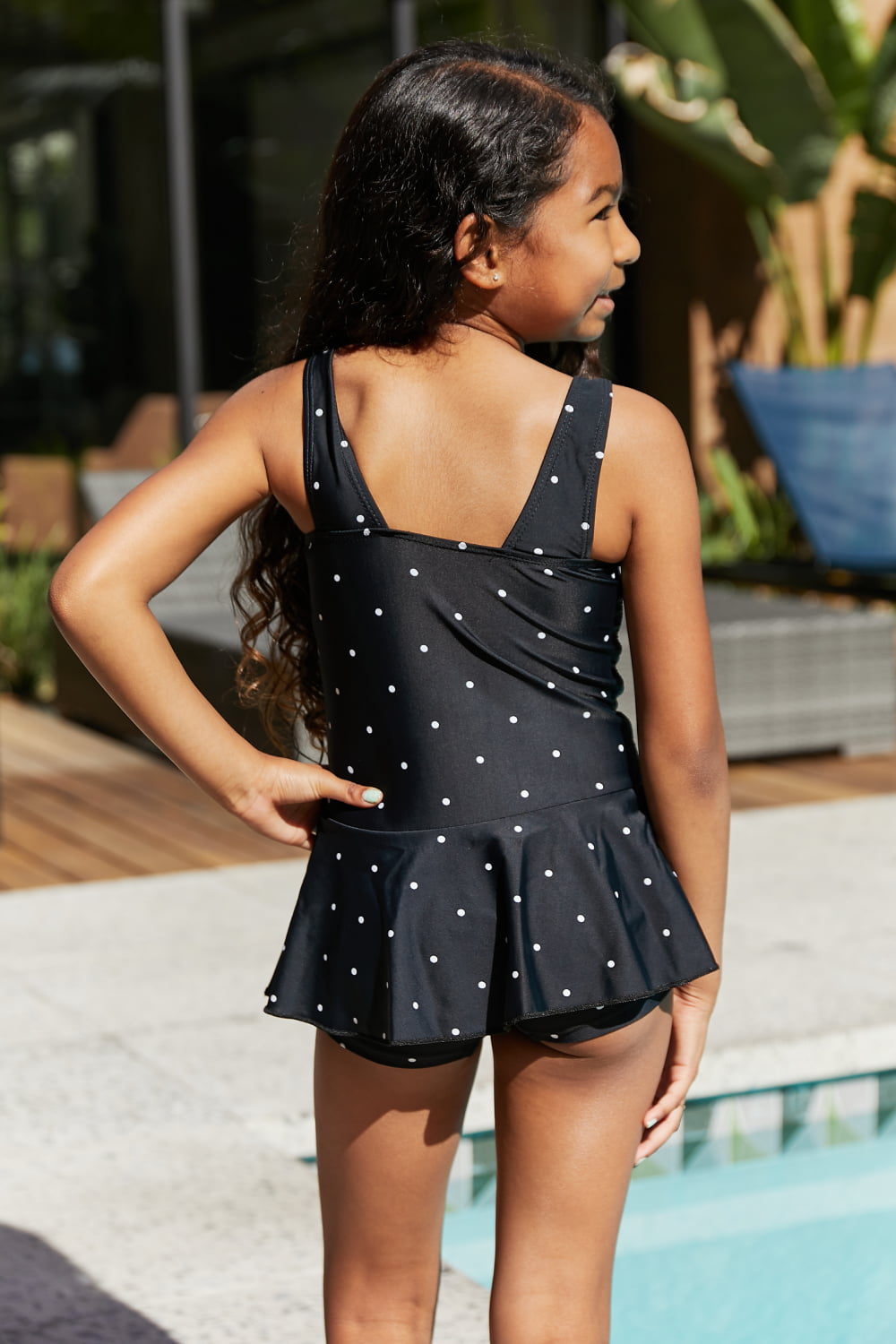 Marina West Swim Clear Waters Swim Dress in Black/White Dot-Trendsi-[option4]-[option5]-[option6]-[option7]-[option8]-Shop-Boutique-Clothing-for-Women-Online