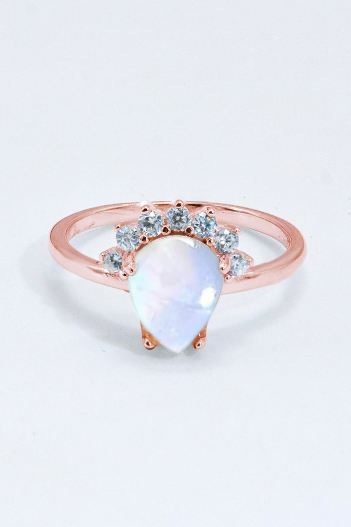 925 Sterling Silver Moonstone Ring-Trendsi-Rose Gold-6-[option4]-[option5]-[option6]-[option7]-[option8]-Shop-Boutique-Clothing-for-Women-Online