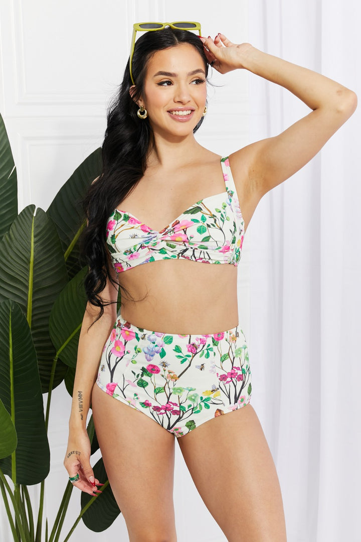 Marina West Swim Take A Dip Twist High-Rise Bikini in Cream-Trendsi-[option4]-[option5]-[option6]-[option7]-[option8]-Shop-Boutique-Clothing-for-Women-Online