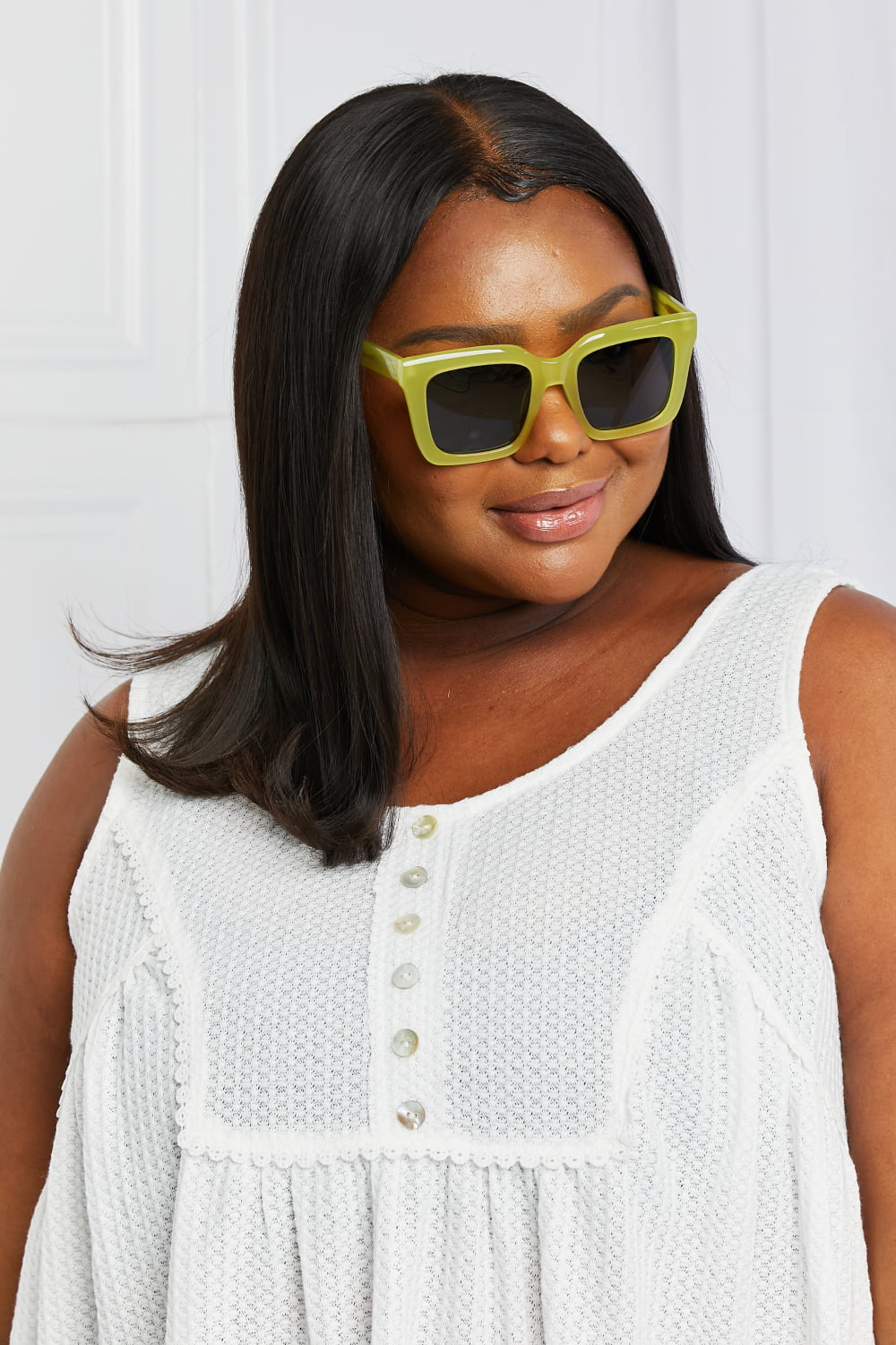 Square TAC Polarization Lens Sunglasses-Trendsi-Lemon-One Size-[option4]-[option5]-[option6]-[option7]-[option8]-Shop-Boutique-Clothing-for-Women-Online