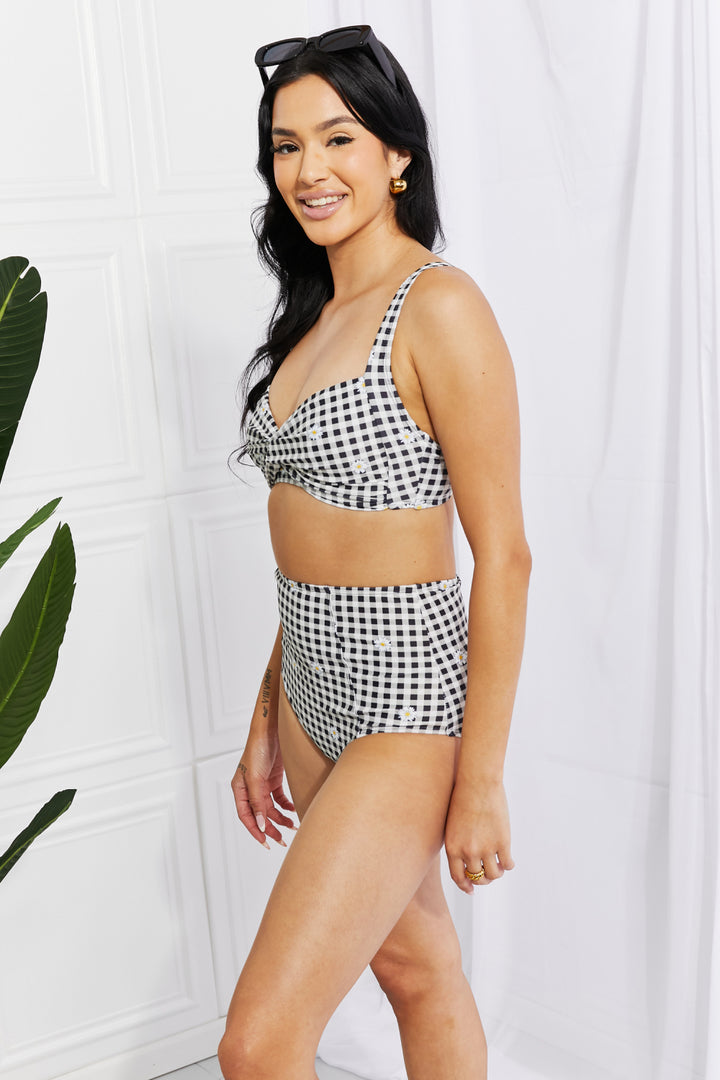 Marina West Swim Take A Dip Twist High-Rise Bikini in Black-Trendsi-[option4]-[option5]-[option6]-[option7]-[option8]-Shop-Boutique-Clothing-for-Women-Online