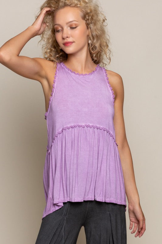 POL Sweet and Simple Babydoll Knit Tank Top-POL-[option4]-[option5]-[option6]-[option7]-[option8]-Shop-Boutique-Clothing-for-Women-Online