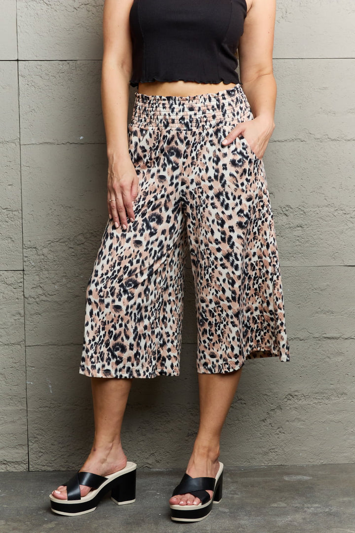 Ninexis Leopard High Waist Flowy Wide Leg Pants with Pockets-Trendsi-Leopard-S-[option4]-[option5]-[option6]-[option7]-[option8]-Shop-Boutique-Clothing-for-Women-Online