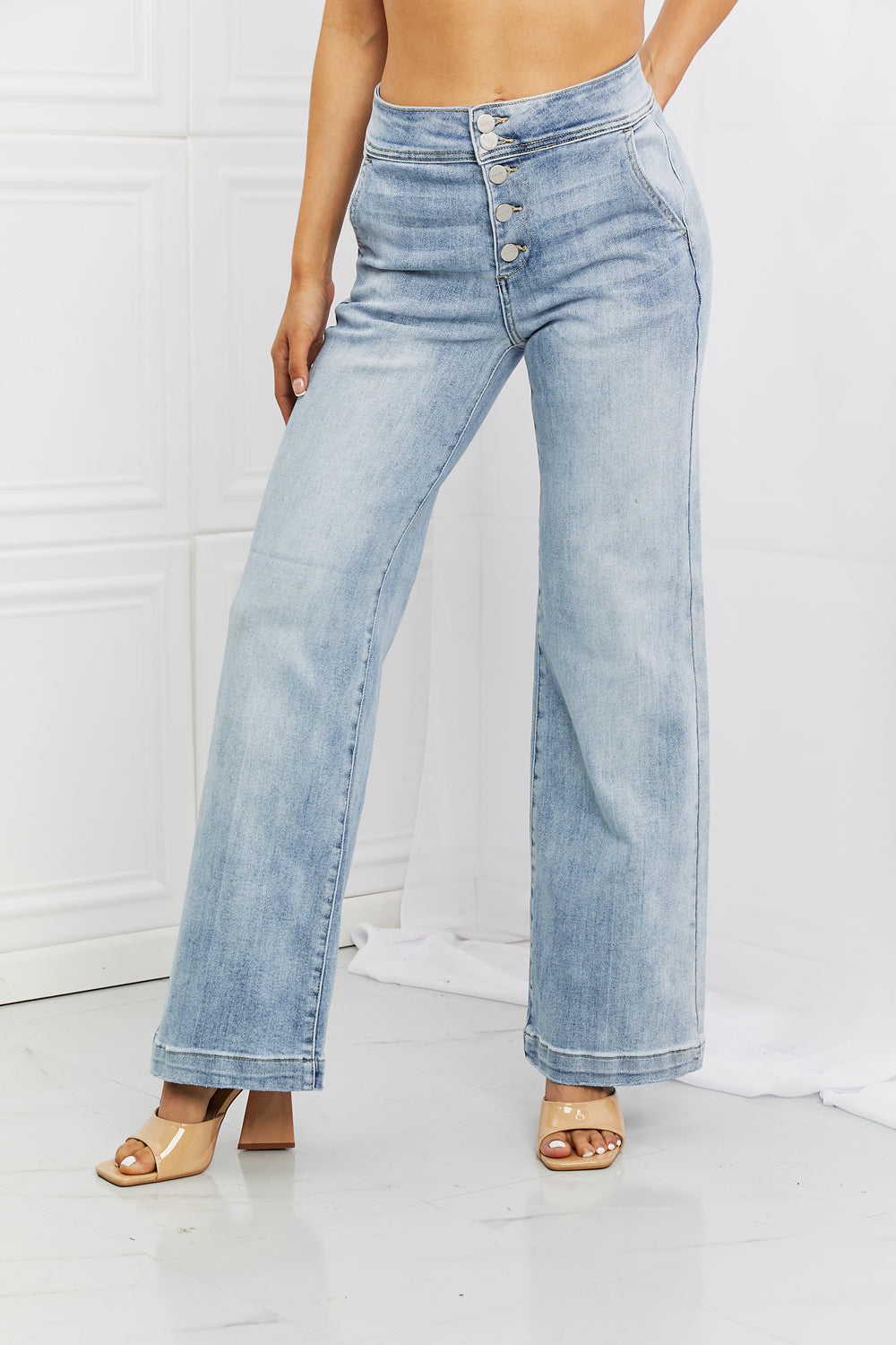 RISEN Luisa Wide Flare Jeans-Trendsi-Light-1(25)-[option4]-[option5]-[option6]-[option7]-[option8]-Shop-Boutique-Clothing-for-Women-Online
