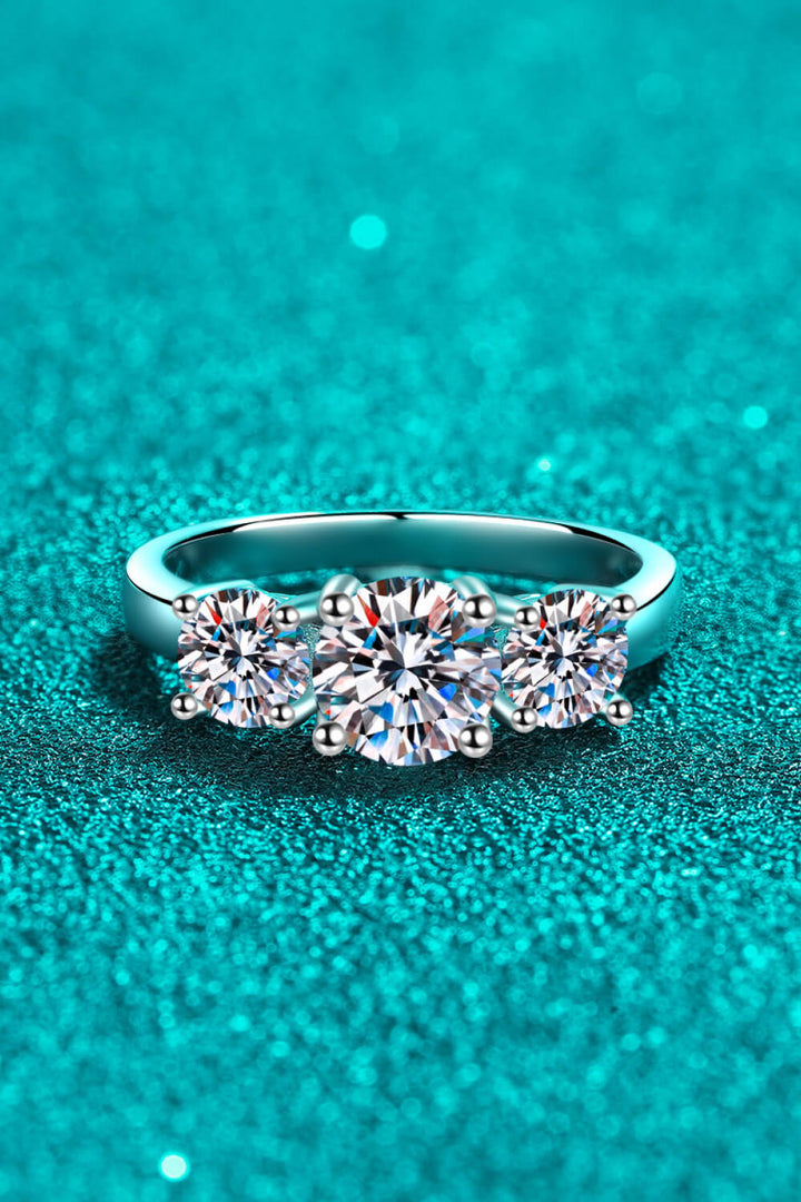 Stylish 925 Sterling Silver Moissanite Ring-Trendsi-[option4]-[option5]-[option6]-[option7]-[option8]-Shop-Boutique-Clothing-for-Women-Online
