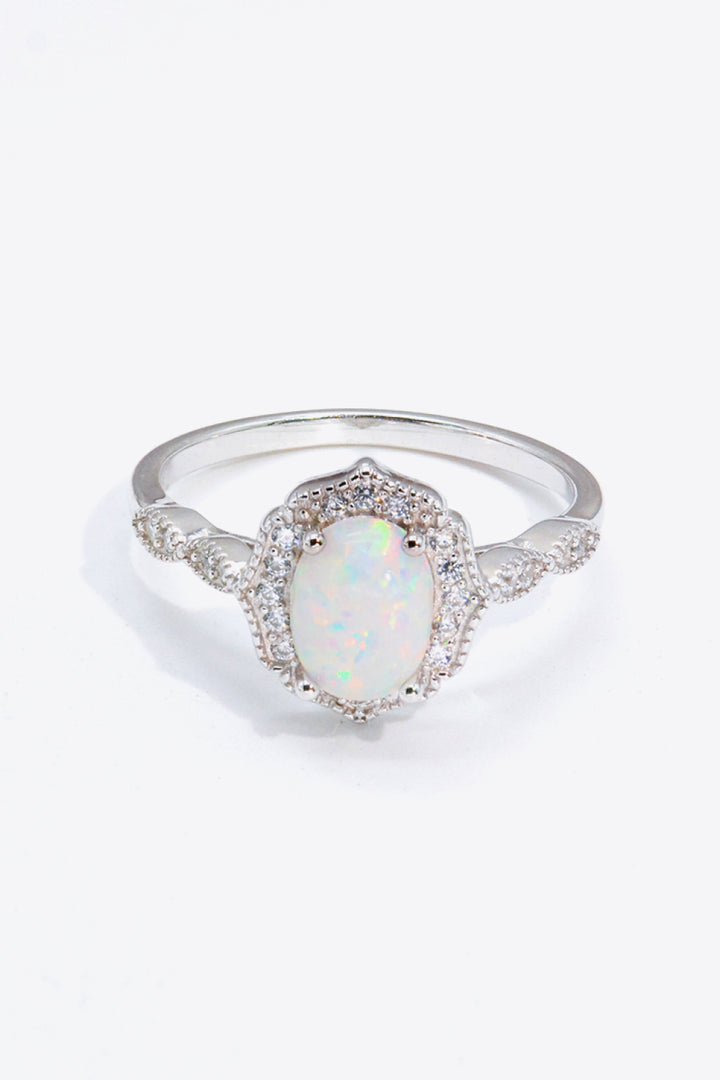 Just For You 925 Sterling Silver Opal Ring-Trendsi-[option4]-[option5]-[option6]-[option7]-[option8]-Shop-Boutique-Clothing-for-Women-Online