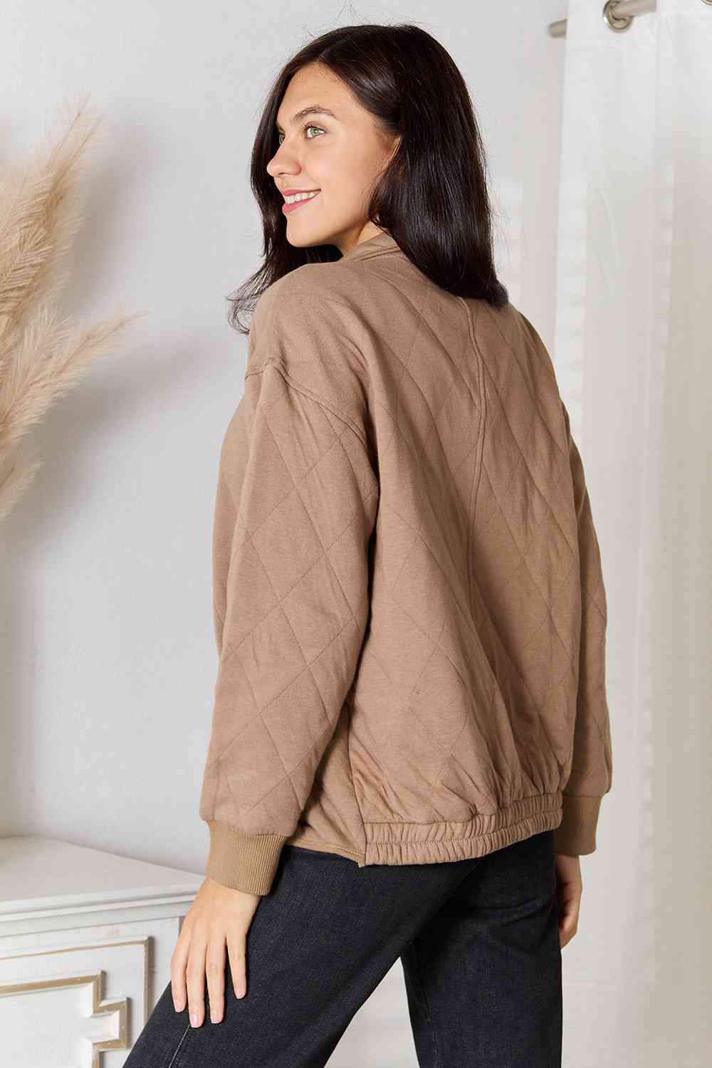 Heimish Zip-Up Jacket with Pockets-Trendsi-[option4]-[option5]-[option6]-[option7]-[option8]-Shop-Boutique-Clothing-for-Women-Online