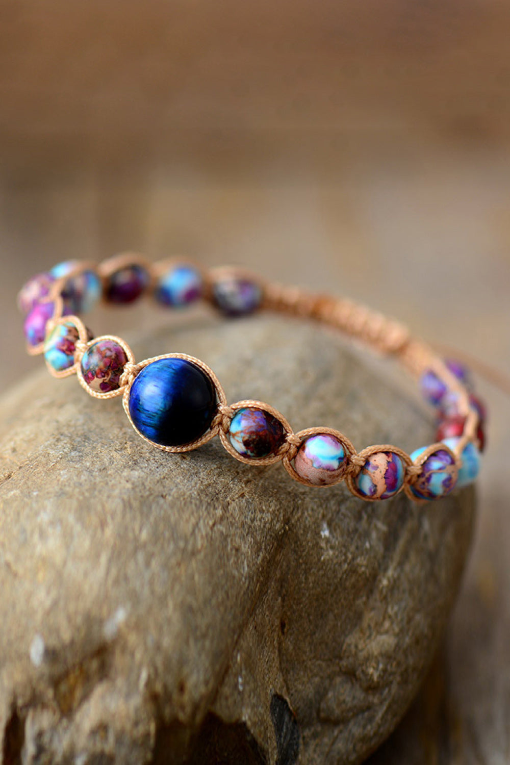 Imperial Jasper & Natural Stone Beaded Bracelet-Trendsi-Multicolor-One Size-[option4]-[option5]-[option6]-[option7]-[option8]-Shop-Boutique-Clothing-for-Women-Online