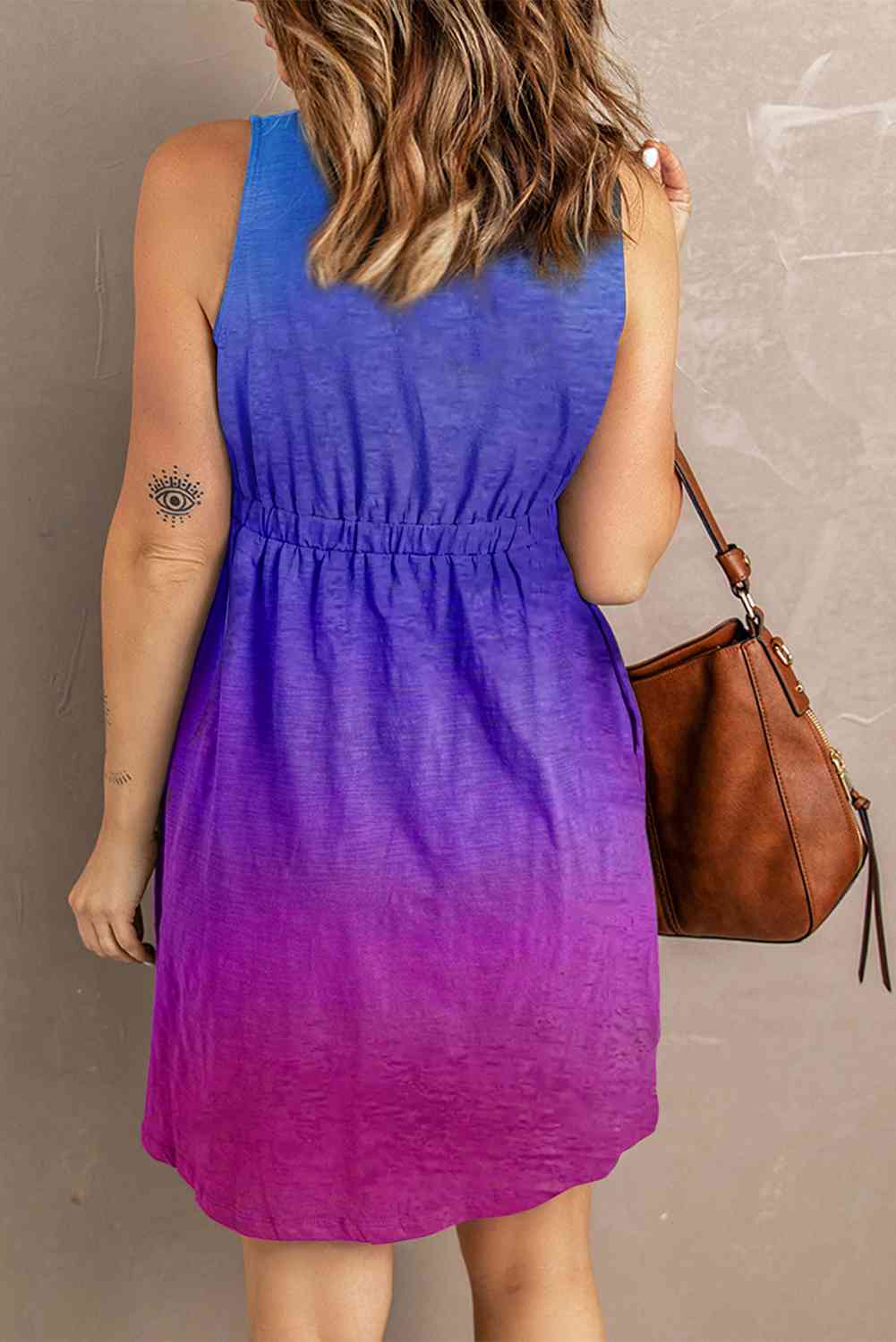 Ella Magic Print Button Down Sleeveless Dress-Trendsi-[option4]-[option5]-[option6]-[option7]-[option8]-Shop-Boutique-Clothing-for-Women-Online