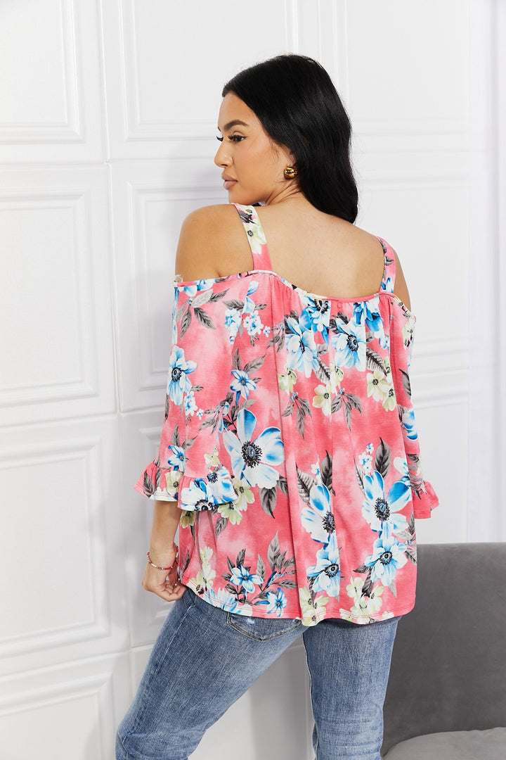 Sew In Love Fresh Take Floral Cold-Shoulder Top-Trendsi-[option4]-[option5]-[option6]-[option7]-[option8]-Shop-Boutique-Clothing-for-Women-Online