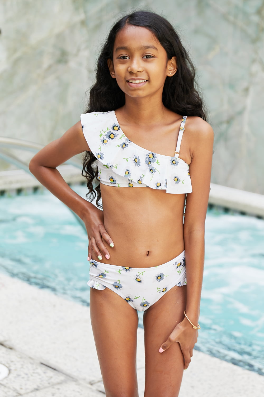 Marina West Swim Float On Asymmetric Neck Two-Piece Set in Daisy Cream-Trendsi-[option4]-[option5]-[option6]-[option7]-[option8]-Shop-Boutique-Clothing-for-Women-Online