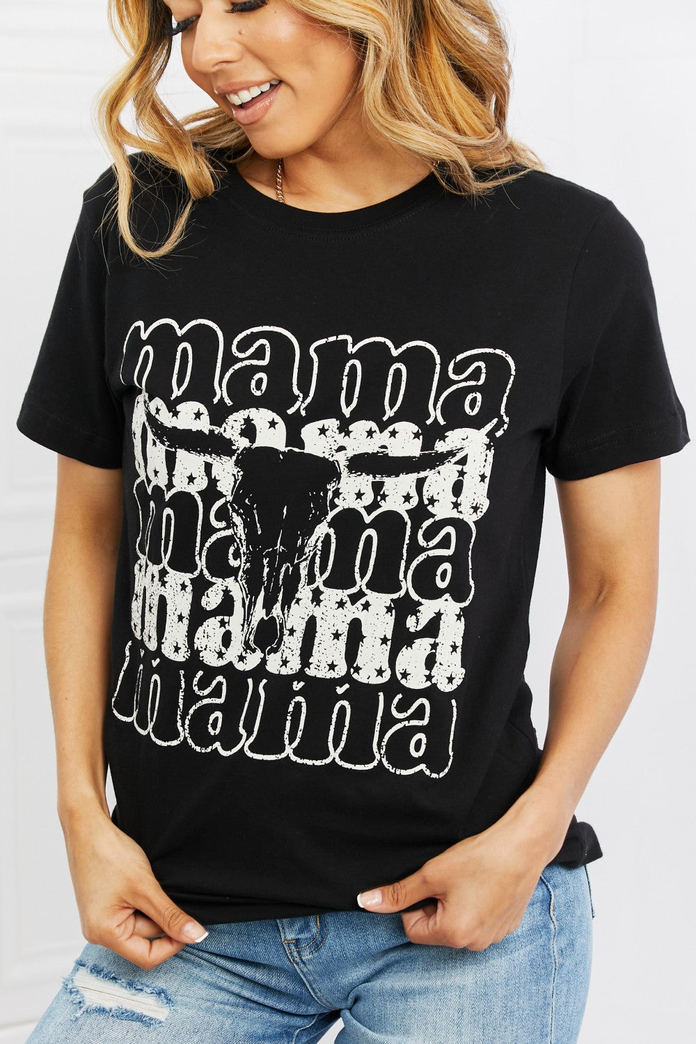 I Got It From My Mama Graphic Tee in Black-Trendsi-[option4]-[option5]-[option6]-[option7]-[option8]-Shop-Boutique-Clothing-for-Women-Online