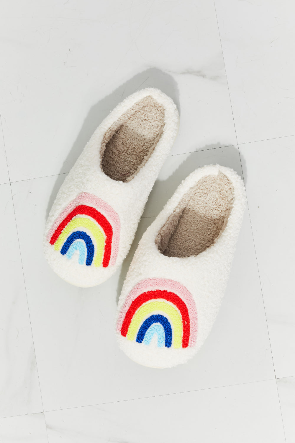 Rainbow Plush Slippers-Trendsi-[option4]-[option5]-[option6]-[option7]-[option8]-Shop-Boutique-Clothing-for-Women-Online