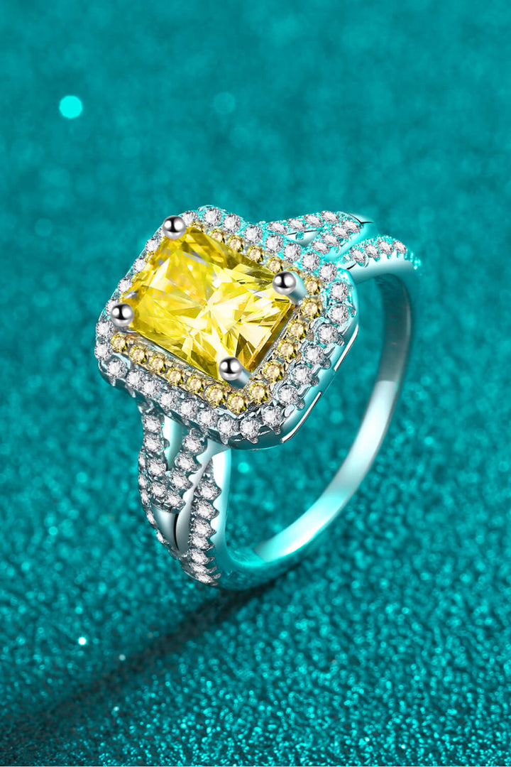 Can't Stop Your Shine 2 Carat Moissanite Ring-Trendsi-Yellow-4-[option4]-[option5]-[option6]-[option7]-[option8]-Shop-Boutique-Clothing-for-Women-Online