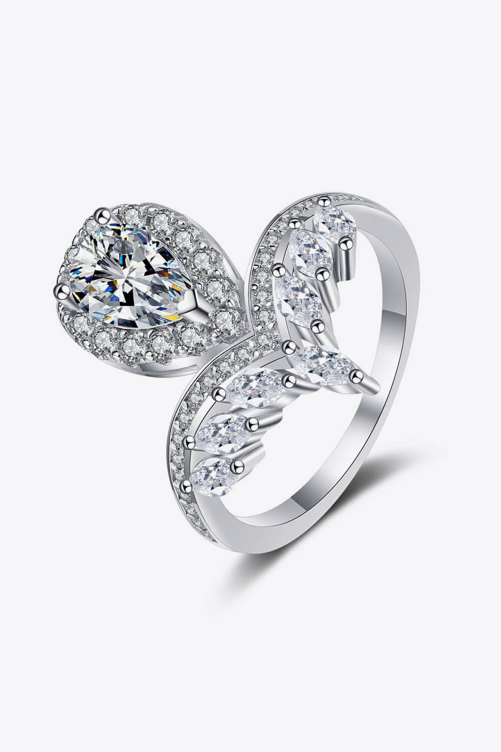 Stand Out Moissanite Ring-Trendsi-Silver-4-[option4]-[option5]-[option6]-[option7]-[option8]-Shop-Boutique-Clothing-for-Women-Online
