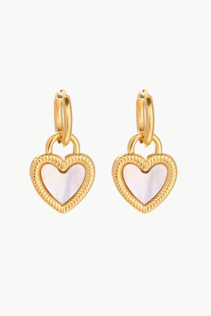 Inlaid Shell Heart Drop Earrings-Trendsi-Gold-One Size-[option4]-[option5]-[option6]-[option7]-[option8]-Shop-Boutique-Clothing-for-Women-Online