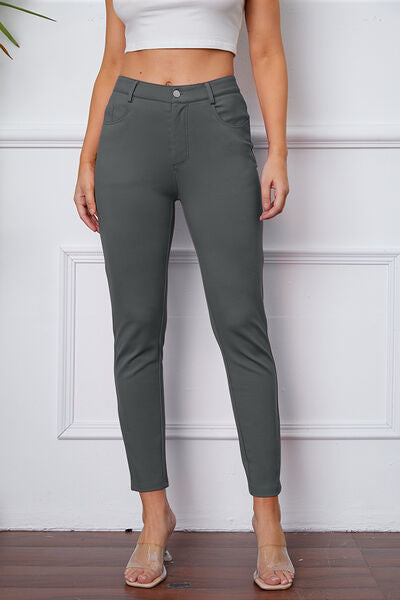 StretchyStitch Pants by Basic Bae-Trendsi-Charcoal-S-[option4]-[option5]-[option6]-[option7]-[option8]-Shop-Boutique-Clothing-for-Women-Online