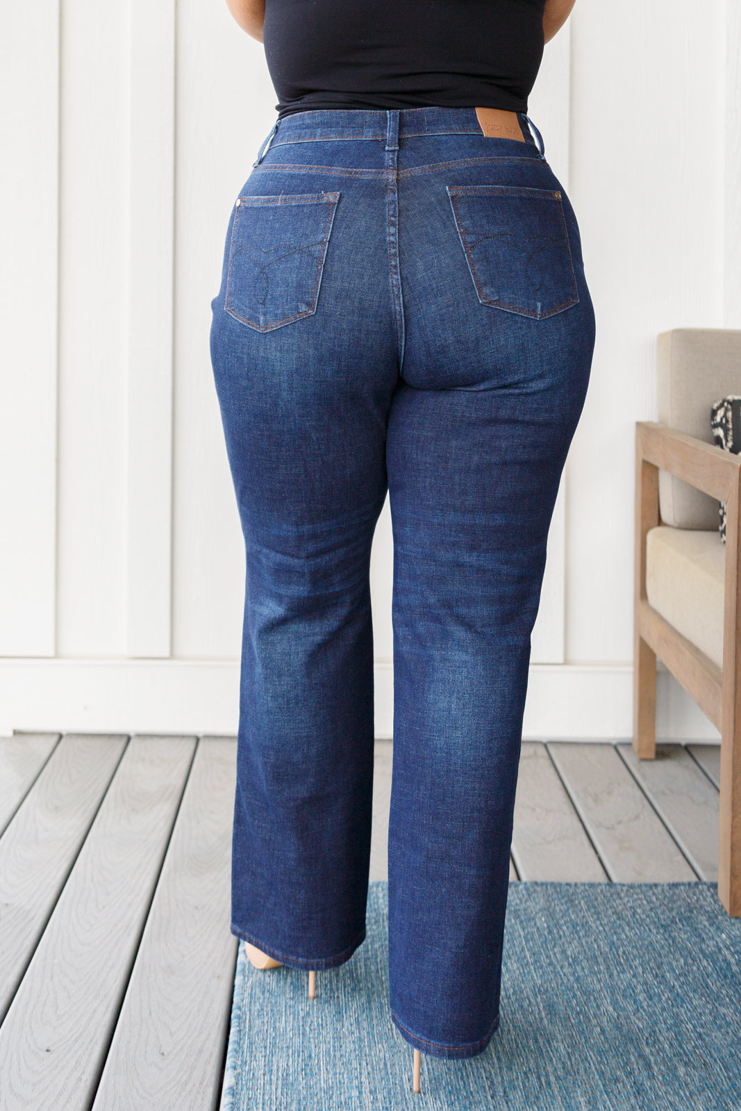 Judy Blue Arlo High Rise Button-Fly Straight Jeans-Womens-Ave Shops-[option4]-[option5]-[option6]-[option7]-[option8]-Shop-Boutique-Clothing-for-Women-Online