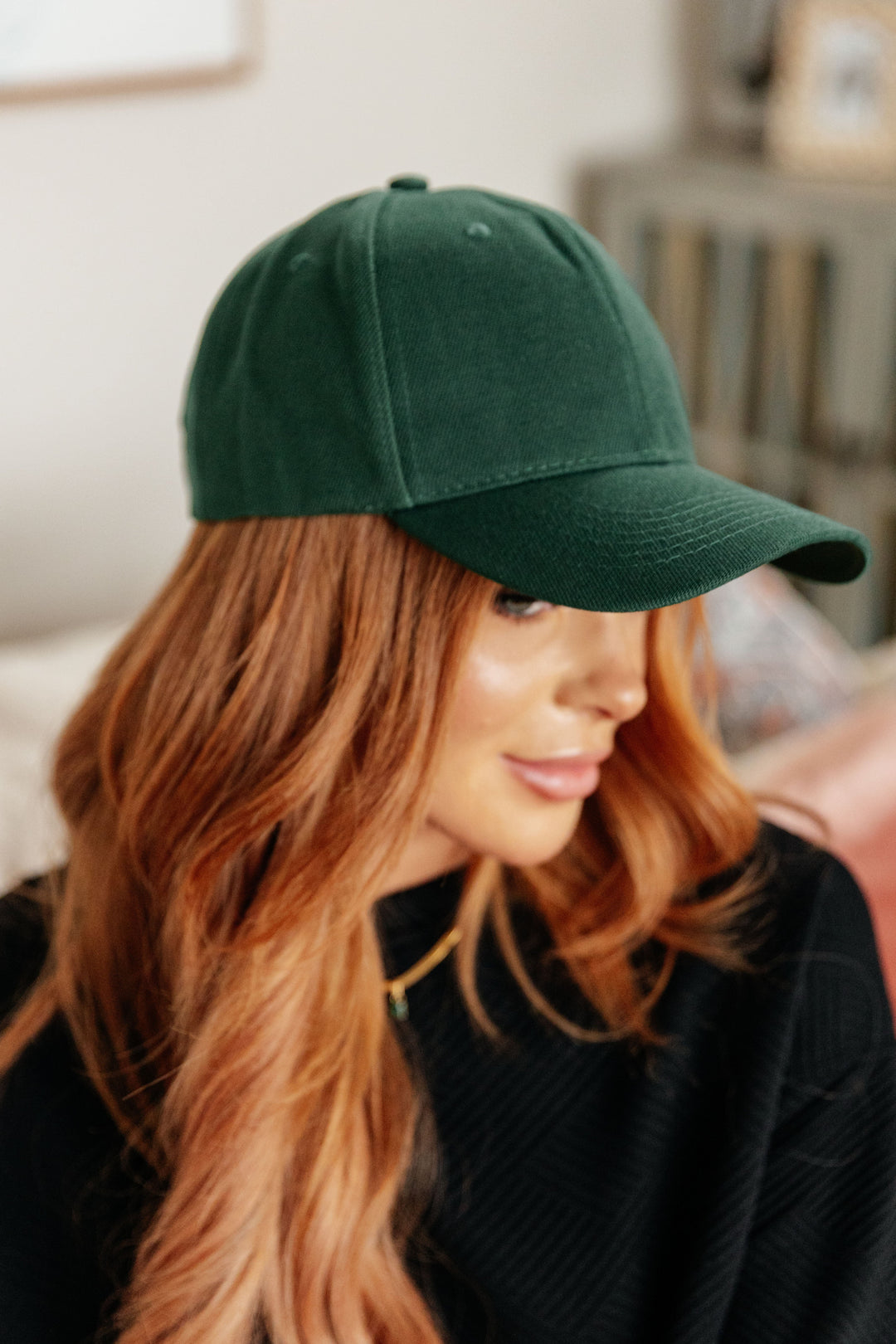 Basic Babe Ball Cap in Green-Accessories-Ave Shops-OS-[option4]-[option5]-[option6]-[option7]-[option8]-Shop-Boutique-Clothing-for-Women-Online