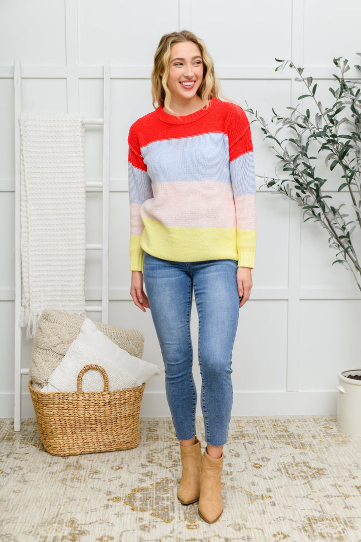 Bright Striped Knit Sweater-Womens-Ave Shops-[option4]-[option5]-[option6]-[option7]-[option8]-Shop-Boutique-Clothing-for-Women-Online