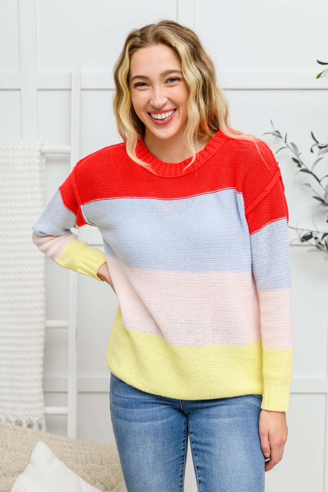 Bright Striped Knit Sweater-Womens-Ave Shops-[option4]-[option5]-[option6]-[option7]-[option8]-Shop-Boutique-Clothing-for-Women-Online