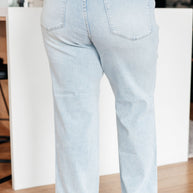 Judy Blue Brooke High Rise Control Top Vintage Wash Straight Jeans-Womens-Ave Shops-[option4]-[option5]-[option6]-[option7]-[option8]-Shop-Boutique-Clothing-for-Women-Online