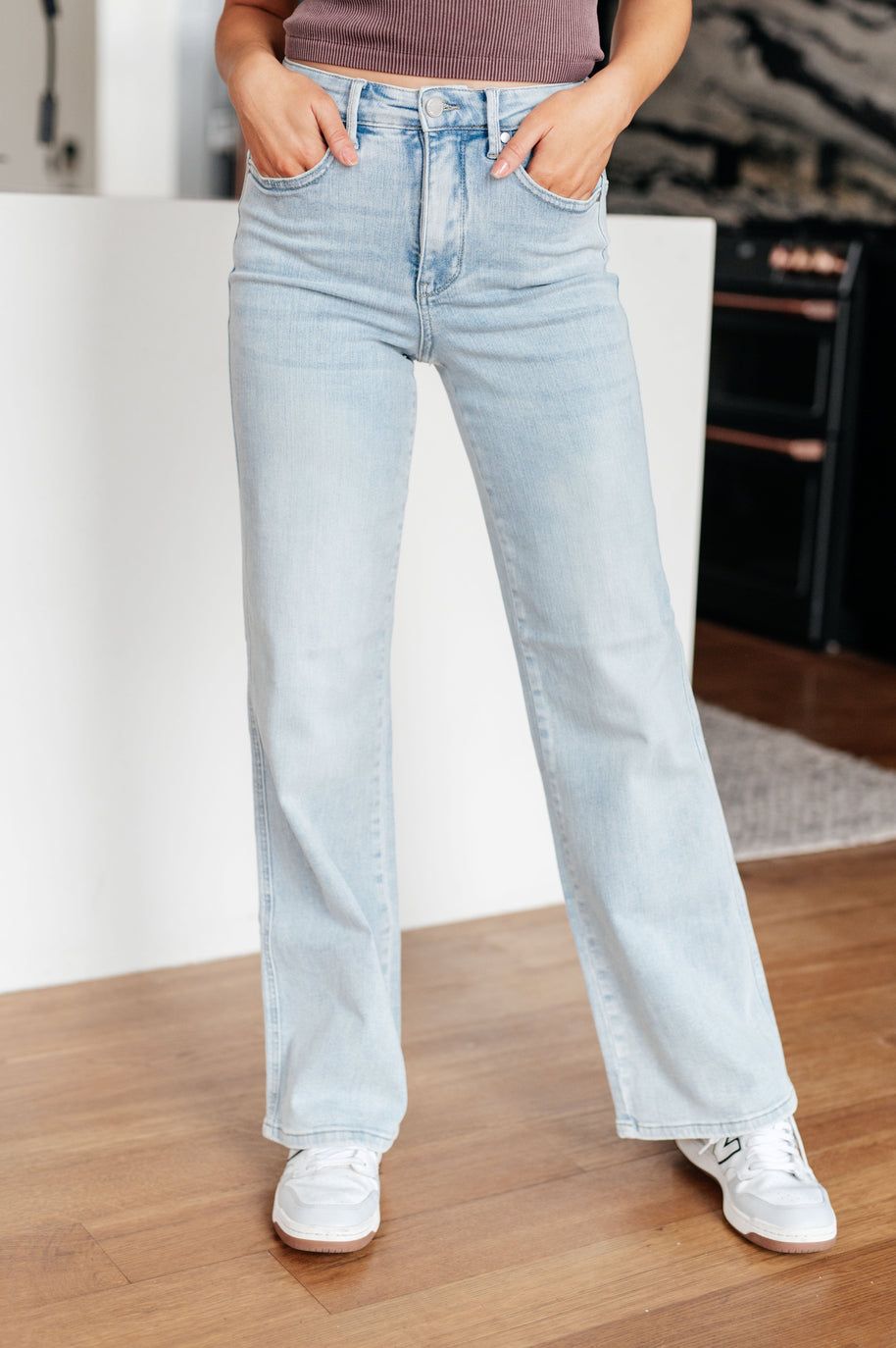 Judy Blue Brooke High Rise Control Top Vintage Wash Straight Jeans-Womens-Ave Shops-[option4]-[option5]-[option6]-[option7]-[option8]-Shop-Boutique-Clothing-for-Women-Online